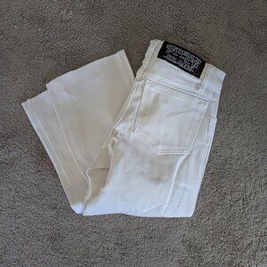 NWOT Vintage Y2K Lip Service White Jeans, 28